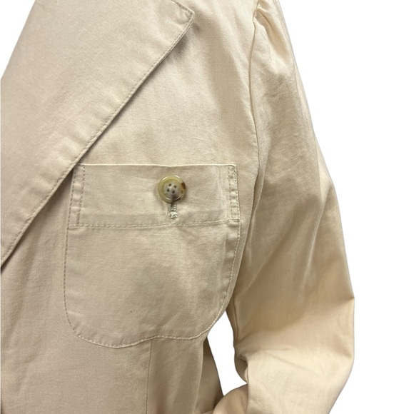 Ralph Lauren Lauren women’s spring summer blazer in cotton linen blend. Newer - Picture 3 of 9